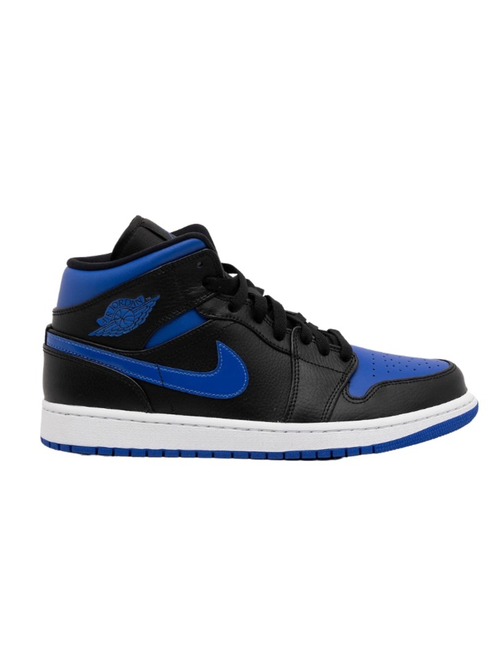 NIKE AIR JORDAN 1 Mid Black Hyper Royal